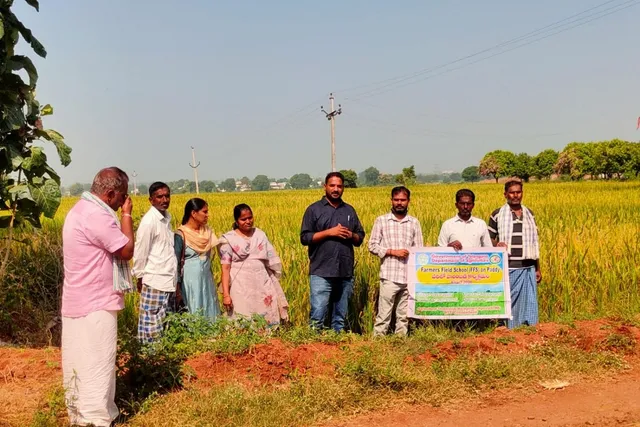చొప్పదండి: వెదురుగట్ట రైతు వేదికలో పొలం బడి చొప్పదండి: వెదురుగట్ట రైతు వేదికలో పొలం బడి