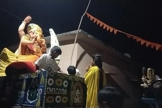 పూసలపహాడ్‌లో ఘనంగా గణేష్ నిమజ్జన యాత్ర