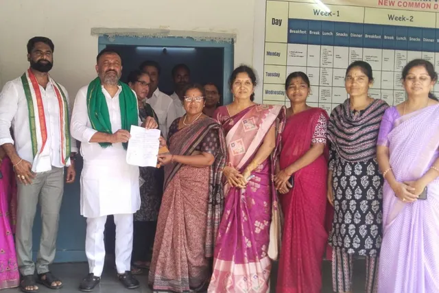 కేజీబీవీ ఉద్యోగుల జీతాల పెంపునకు ఎమ్మెల్యేకు వినతి