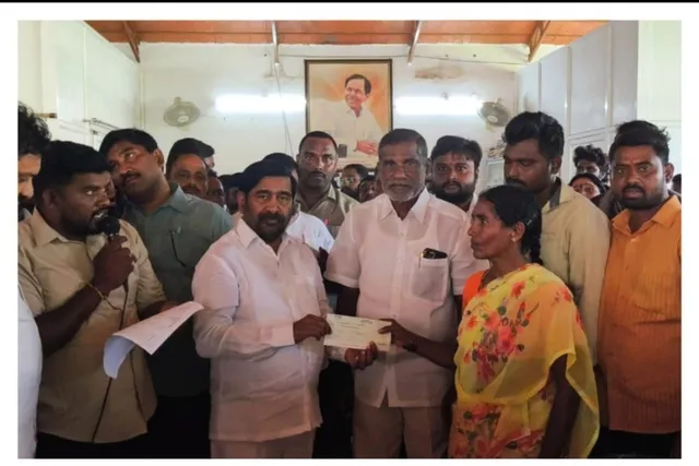 మాజీ మంత్రి జగదీష్ రెడ్డి చేతుల మీదుగా CMRF చెక్కుల పంపిణీ