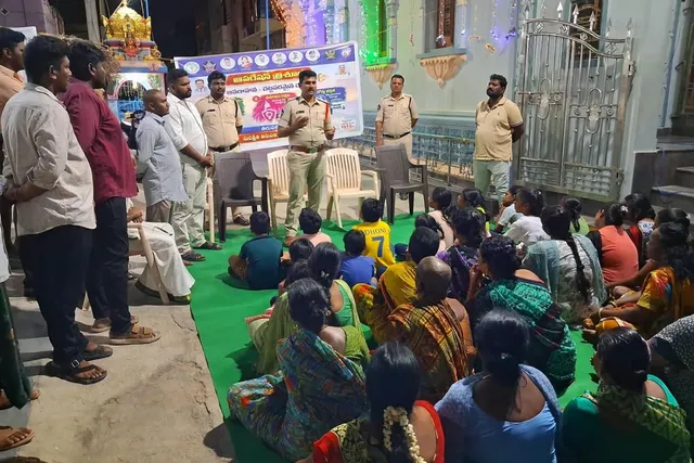 పాత రేణిగుంటలో పోలీస్ శాఖ ఆధ్వర్యంలో ఆపరేషన్ త్రిశూల్