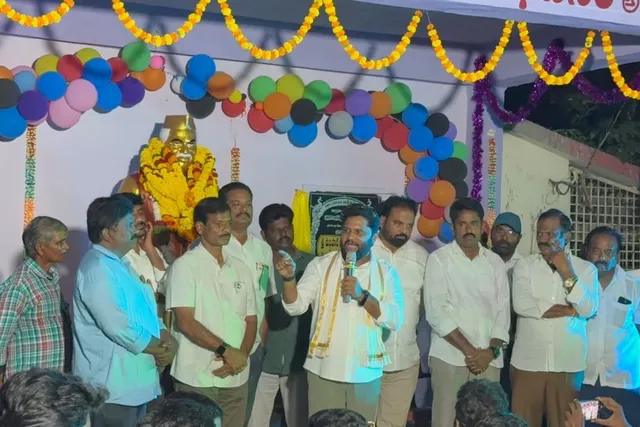 అచ్చన్నపాలెంలో బాబూ జగజ్జీవన్ రామ్ నూతన మండపం ప్రారంభం
