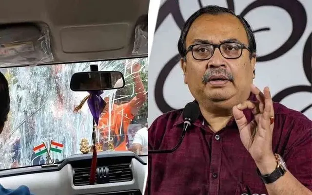టీఎంసీ ఎమ్మెల్యే కారుపై రాళ్లు, గుడ్లతో దాడి