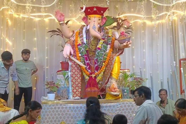 సాయి మాణిక్ నగర్ అసోసియేషన్ ఆధ్వర్యంలో చవితి సంబరాలు