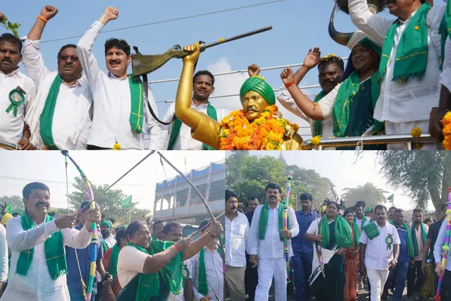 ములుకపాడులో కొమరం భీం విగ్రహాన్ని ఆవిష్కరించిన మంత్రి సీతక్క