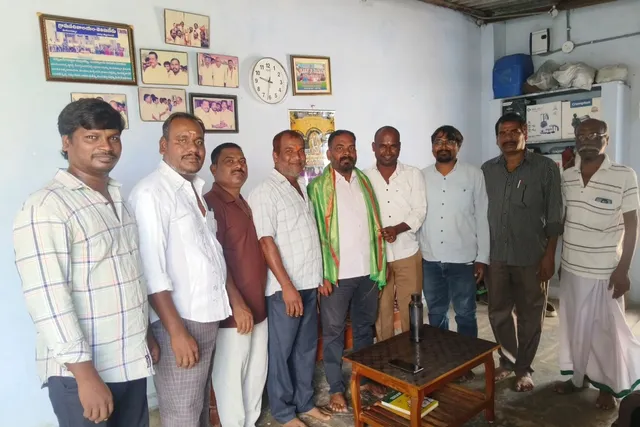 వెలిమినేడు కాంగ్రెస్ గ్రామ శాఖ అధ్యక్షుడిగా సత్యనారాయణ