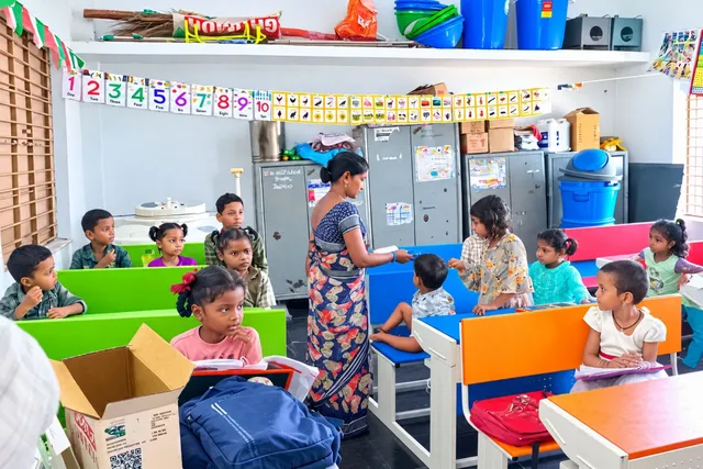 గుండాపురం స్కూల్ చైర్మన్‌గా పందిటి సుందర్ ఎంపిక, విద్యార్థులతో సంబరాలు