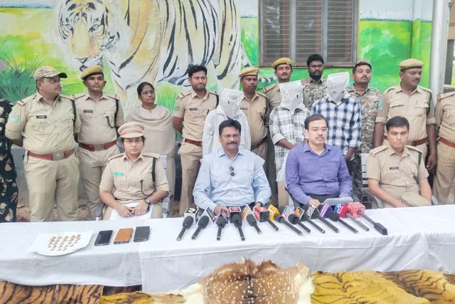 కడప జిల్లాలో వన్యప్రాణుల చర్మాల ముఠా అరెస్ట్