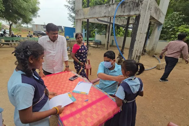 హిమ్మత్ నగర్ గ్రామంలో ఆదిత్య అమృత హాస్పిటల్ఉచితవైద్య శిబిరం