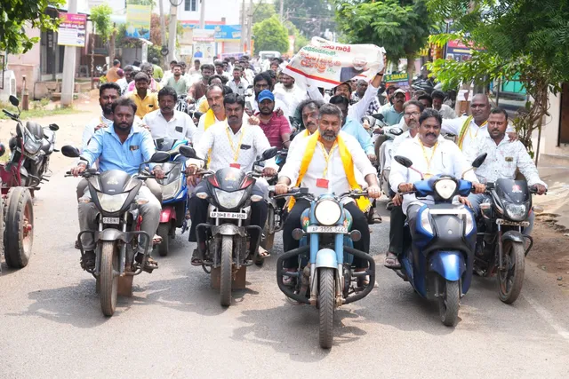కోటంరెడ్డి శ్రీధర్ రెడ్డి ఆధ్వర్యంలో భారీ బైక్ ర్యాలీ