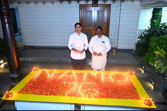 మోదీకి ఎమ్మెల్సీ సోము వీర్రాజు ఆశీర్వాద దీపం