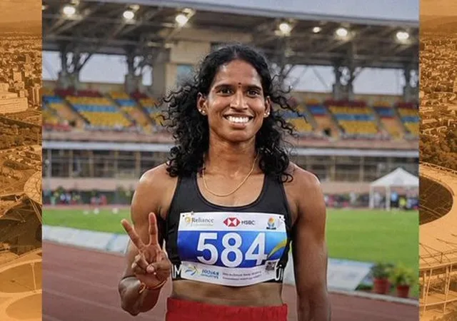 400 மீ தடை தாண்டும் ஓட்டத்தில் வெண்கலம் வென்றார் வித்யா ராமராஜ்