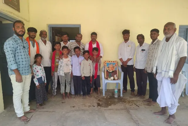 నాగన్ పల్లి గ్రామంలో ఘనంగా అబ్దుల్ కాలం జయంతి వేడుకలు