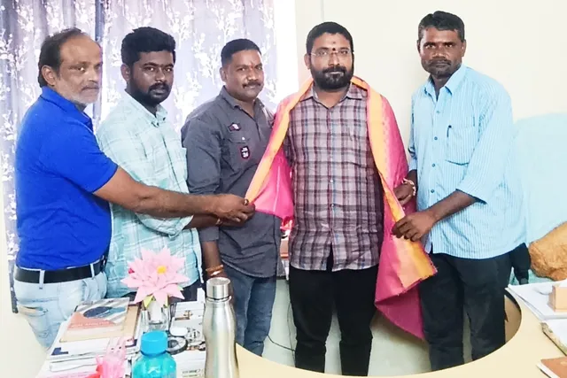 TRS జిల్లా అధ్యక్షుడుగా ఎన్నికైన చంద్రమోహన్ కు ఘన సన్మానం