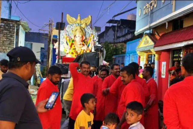 శ్రీ మారుతి  గణేష్ యూత్ ఆధ్వర్యంలో ఘనంగా నిమజ్జనం