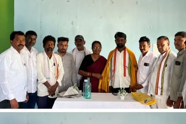 మైనార్టీ సెల్ జిల్లా కార్యదర్శి షేక్ అజీమోద్దీన్‌కు సన్మానం