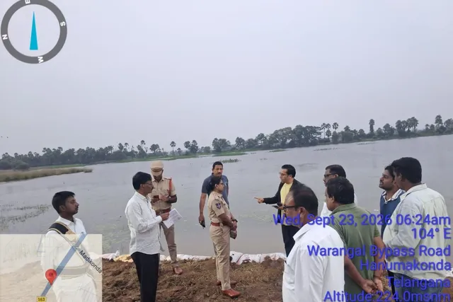 వినాయక నిమజ్జన ఏర్పాట్లపై అధికారుల క్షేత్రస్థాయి పరిశీలన​