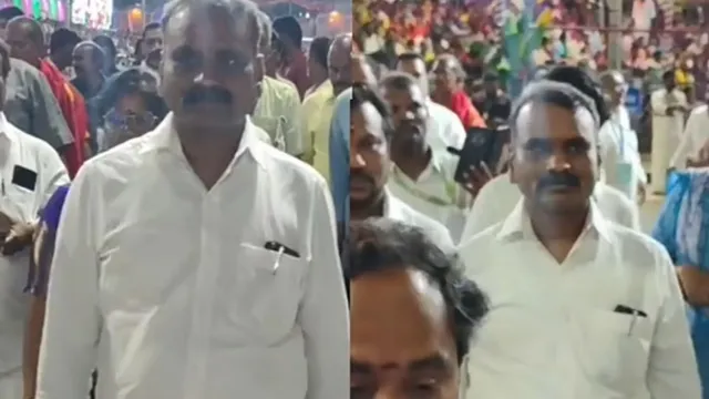 திருப்பதி ஏழுமலையான் கோயிலில் மத்திய இணை மந்திரி எல்.முருகன் சாமி தரிசனம்