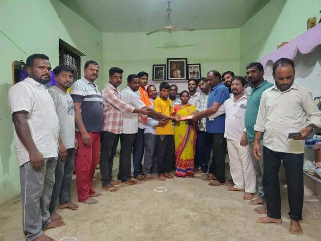 సీఎం రిలీఫ్ ఫండ్ చెక్కు అందజేత