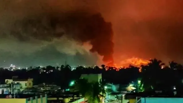 పరవాడ ఫార్మాసిటీలో అగ్నిప్రమాదం