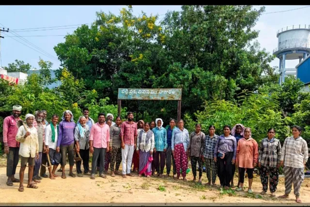 నాగారం పల్లె ప్రకృతి వనంలో శ్రమదానం