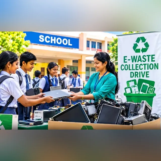 అక్టోబర్ 28న రాష్ట్రవ్యాప్తంగా పాఠశాలల్లో ఈ-వ్యర్థాల సేకరణ డ్రైవ్