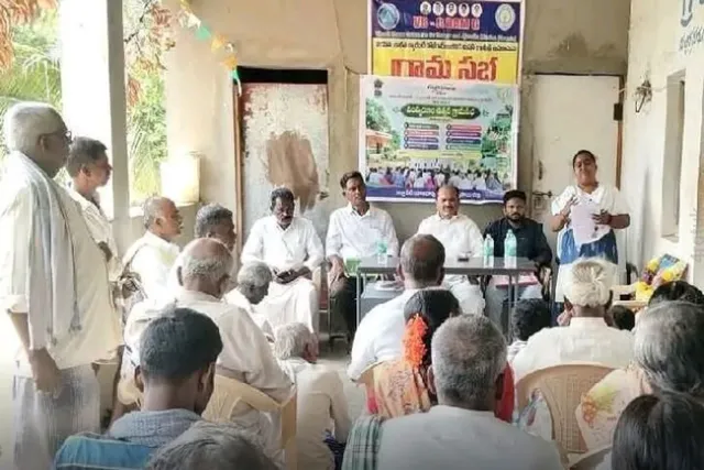 మల్లినమడుగులో ఉపాధి పనులపై గ్రామసభ, అభివృద్ధికి ప్రణాళిక