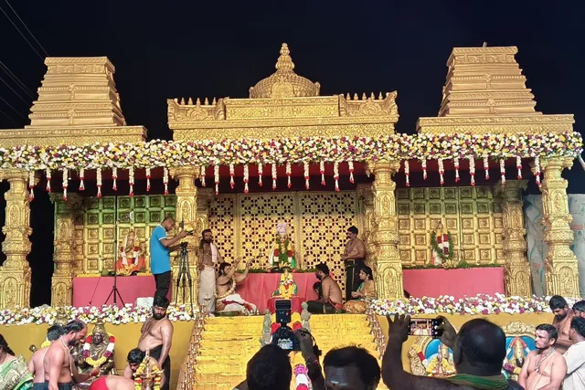 తొర్రేడులో వైభవంగా అయ్యప్ప స్వామి మహా పడిపూజ