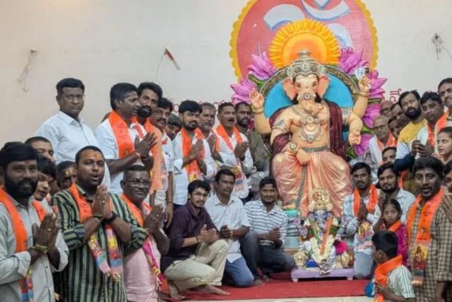 ధర్పల్లిలో పద్మశాలి సంఘం ఘనంగా గణేష్ ఉత్సవాలు