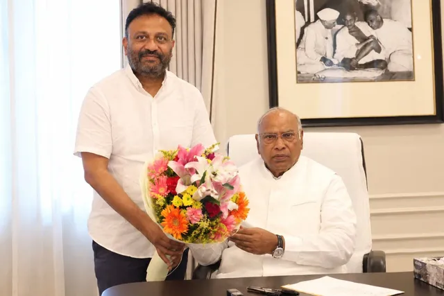 ఖర్గేను కలిసిన జుక్కల్ ఎమ్మెల్యే