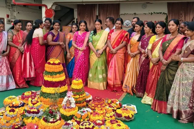 వేదాంత్ పాఠశాలలో బతుకమ్మ వేడుకలు వేదాంత్ పాఠశాలలో బతుకమ్మ వేడుకలు