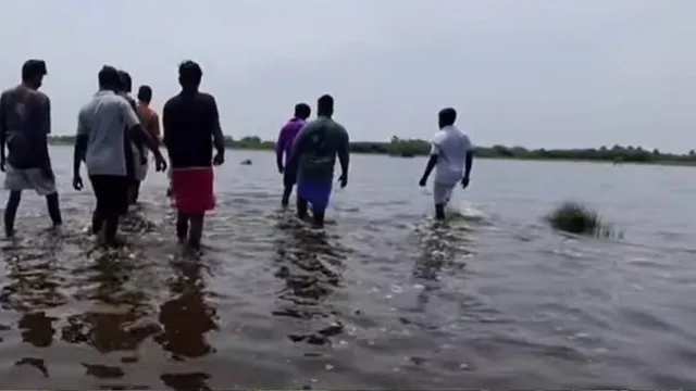 கனமழையால் கடும் பாதிப்பு: 150 ஏக்கர் விளைநிலங்களை சூழ்ந்த வெள்ளம்