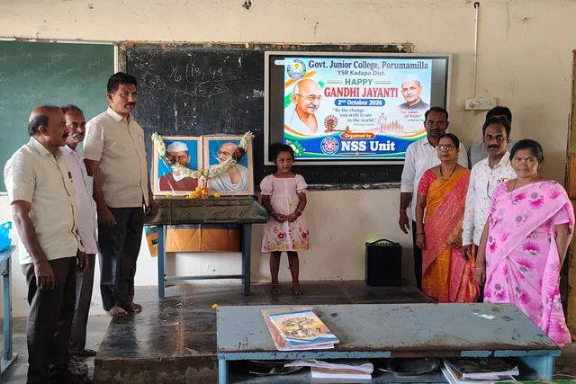 ఘనంగా గాంధీ, లాల్ బహదూర్ శాస్త్రి జయంతి