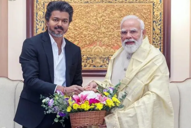 பிரதமர் மோடிக்கு முதல்வர் விஜய் பிறந்த நாள் வாழ்த்து