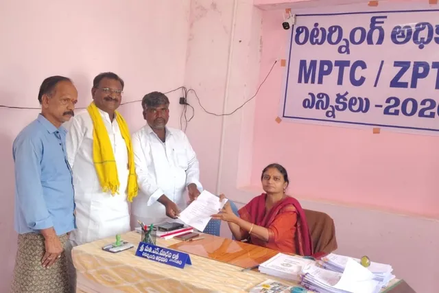 ఎంపీటీసీ - 1 టీడీపీ అభ్యర్థిగా కోడిగుడ్ల దుబ్బన్న