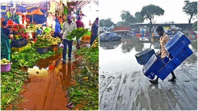 சென்னையில் கனமழையால் ஆயுதபூஜை விற்பனை பாதிப்பு.. வியாபாரிகள் வேதனை
