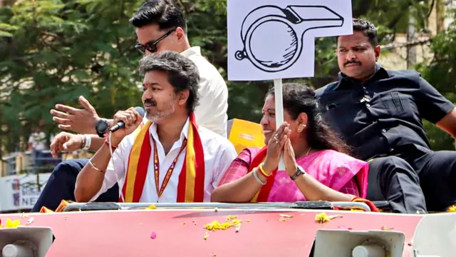 தாராபுரத்தில் தவெக வேட்பாளர் சத்யபாமா மீண்டும் முன்னிலை