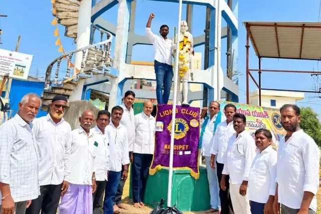 నందిపేట్ లయన్స్ క్లబ్: గాంధీ జయంతి వేడుకలు ఘనం