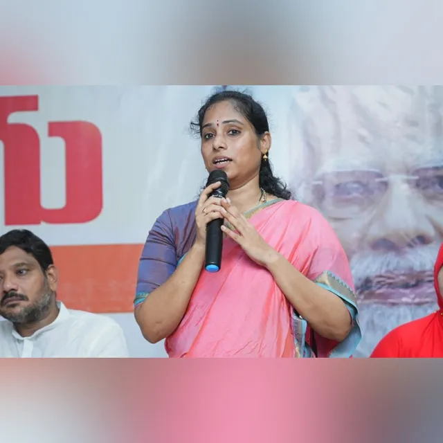బీసీలకు 34 శాతం రిజర్వేషన్లపై వెనక్కి తగ్గేది లేదు: గల్లా మాధవి