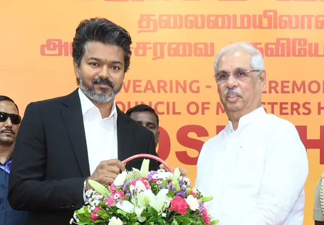 ஆளுநர் அர்லேகருக்கு முதலமைச்சர் விஜய் வாழ்த்து