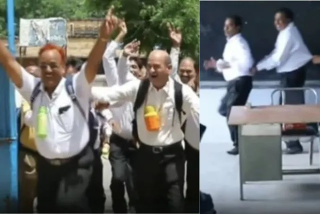 50 ஆண்டுகளுக்குப் பிறகு பள்ளி மாணவர்களாக மாறிய நண்பர்கள்!