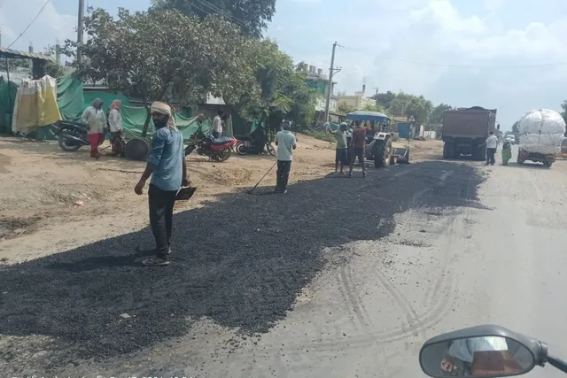 అశ్వాపురం-మొండికుంట రహదారికి ప్యాచ్‌వర్కులు