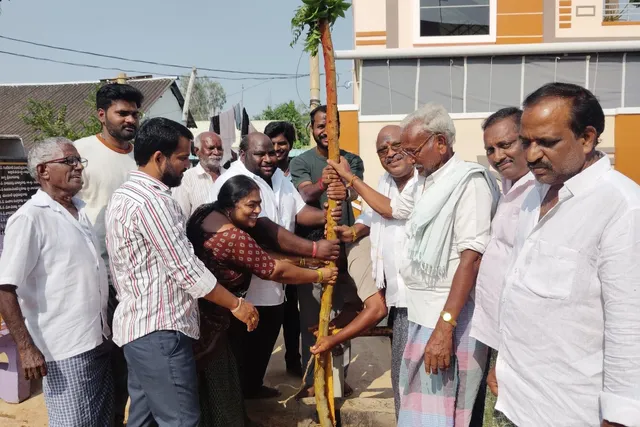 వేగవరంలో దసరా నవరాత్రుల సందర్భంగా ఘనంగా కర్ర పూజ వేగవరంలో దసరా నవరాత్రుల సందర్భంగా ఘనంగా కర్ర పూజ