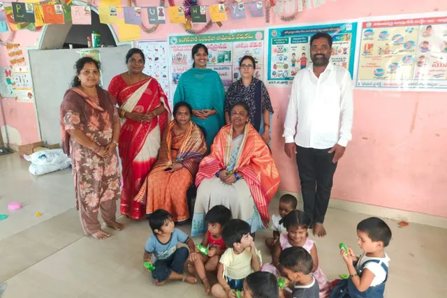 సేవ సంకల్ప్ అభియాన్ భాగంగా అంగన్వాడీ కార్యకర్తలకు సన్మానం