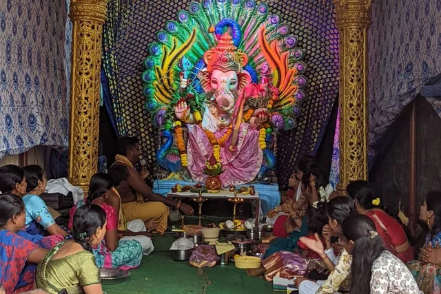 ప్రగతినగర్ లో ఘనంగా గణపయ్య పూజలు