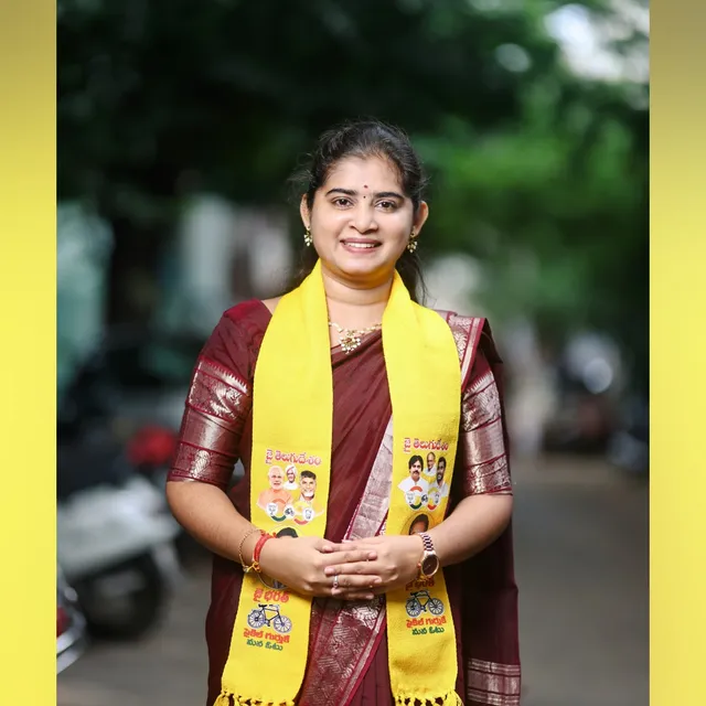 గ్రేటర్ విశాఖ కార్పొరేషన్ కూటమి మేయర్ అభ్యర్థిగా ముక్కా శ్రావణి