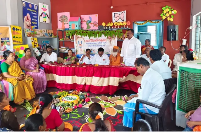 చెన్నూరులో అంగన్వాడీ ఉత్సవం: బీజేపీ, టీడీపీ నాయకుల భాగస్వామ్యం