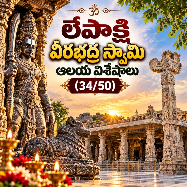 లేపాక్షి వీరభద్ర స్వామి ఆలయ విశేషాలు (34/50)