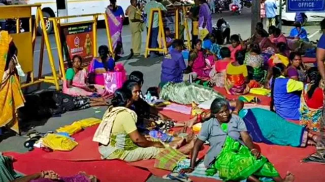 3வது நாளாக தூய்மைப் பணியாளர்கள் போராட்டம்.. வாகன ஓட்டுநர்கள் ஆதரவு