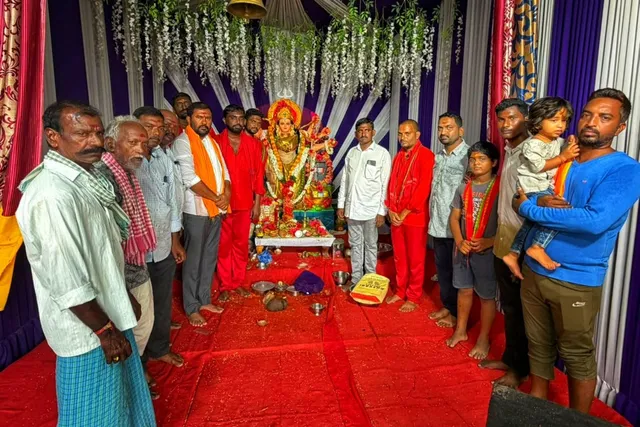 దులికట్టలో భవాని మాతకు ప్రత్యేక పూజలు